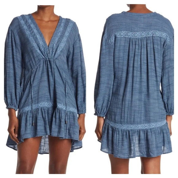 Free People Rugged Beauty Dress Size Small - Picture 1 of 7